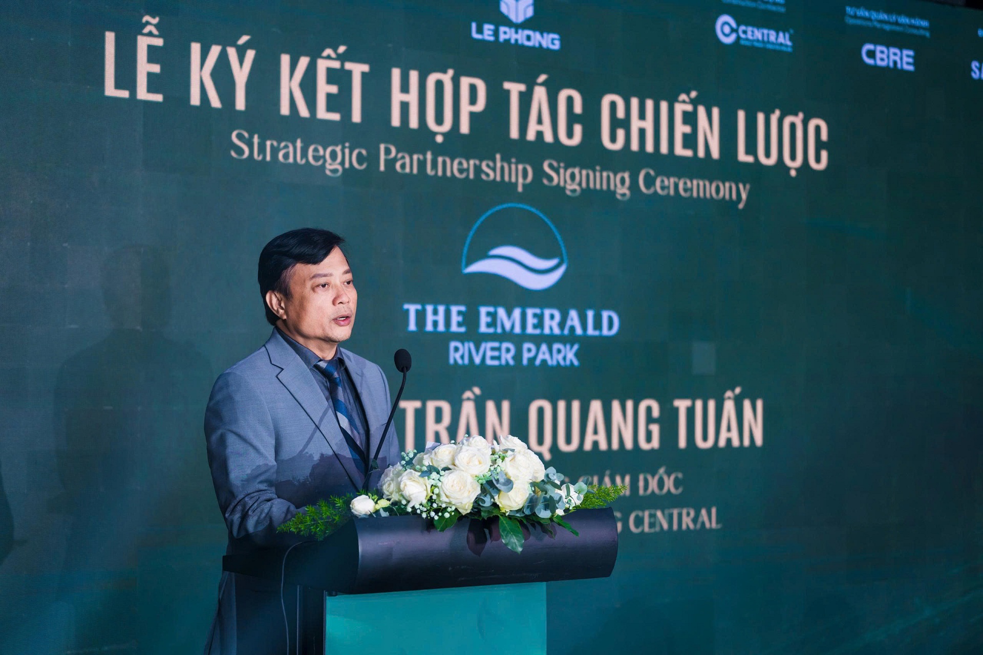 Ông Trần Quang Tuấn - Tổng giám đốc công ty Xây dựng Central